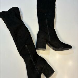 Bar III Gabrie Over-the-Knee Boots Black 8.5 NIB